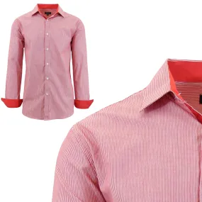 Men's Long Sleeve Cotton Dress Shirts