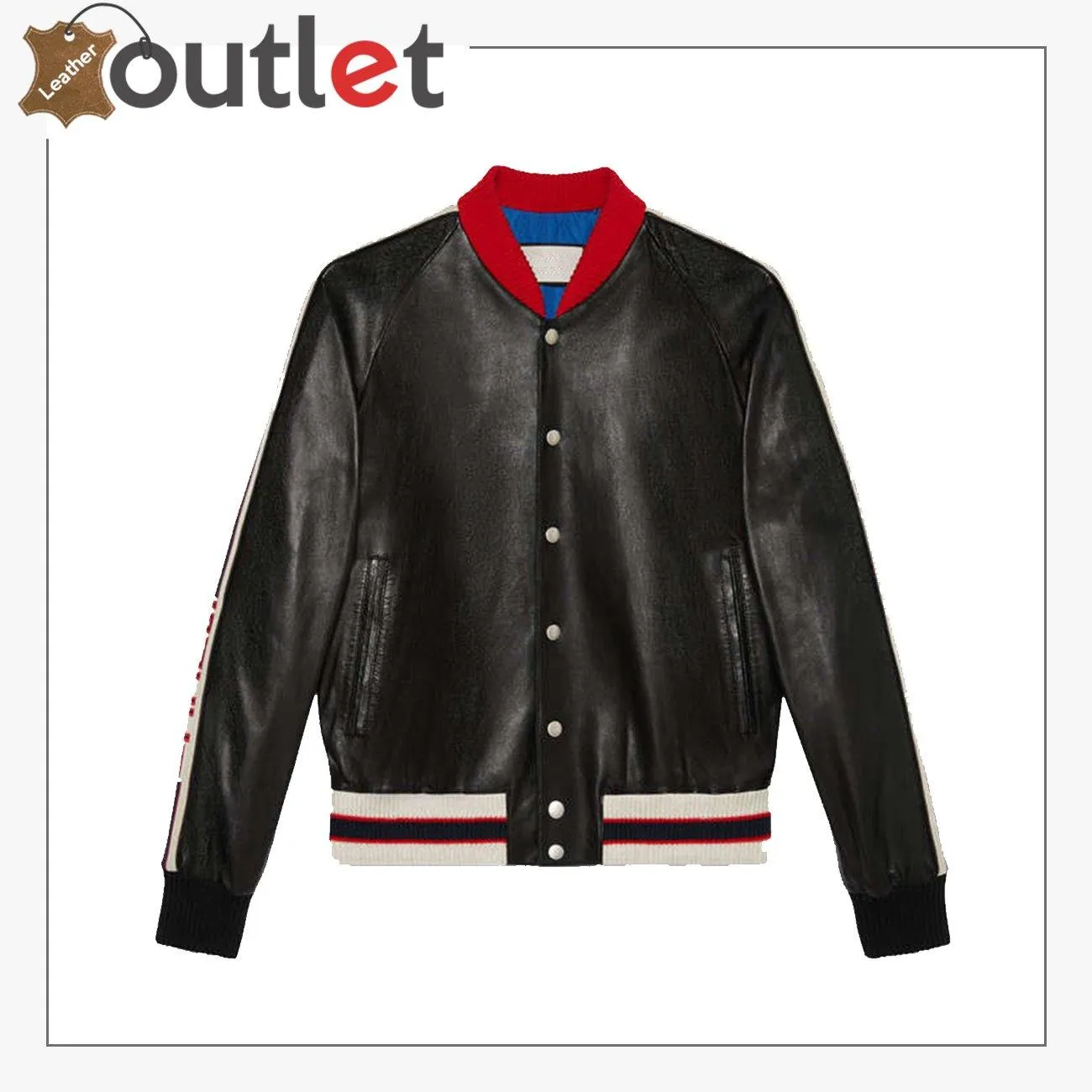 Mens Quality Leather bomber jacket