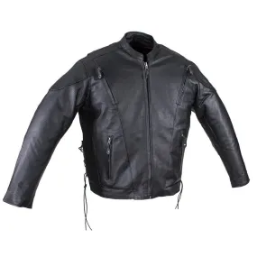 Men's Racer Jacket with Side Laces, MJ711-SS-DL