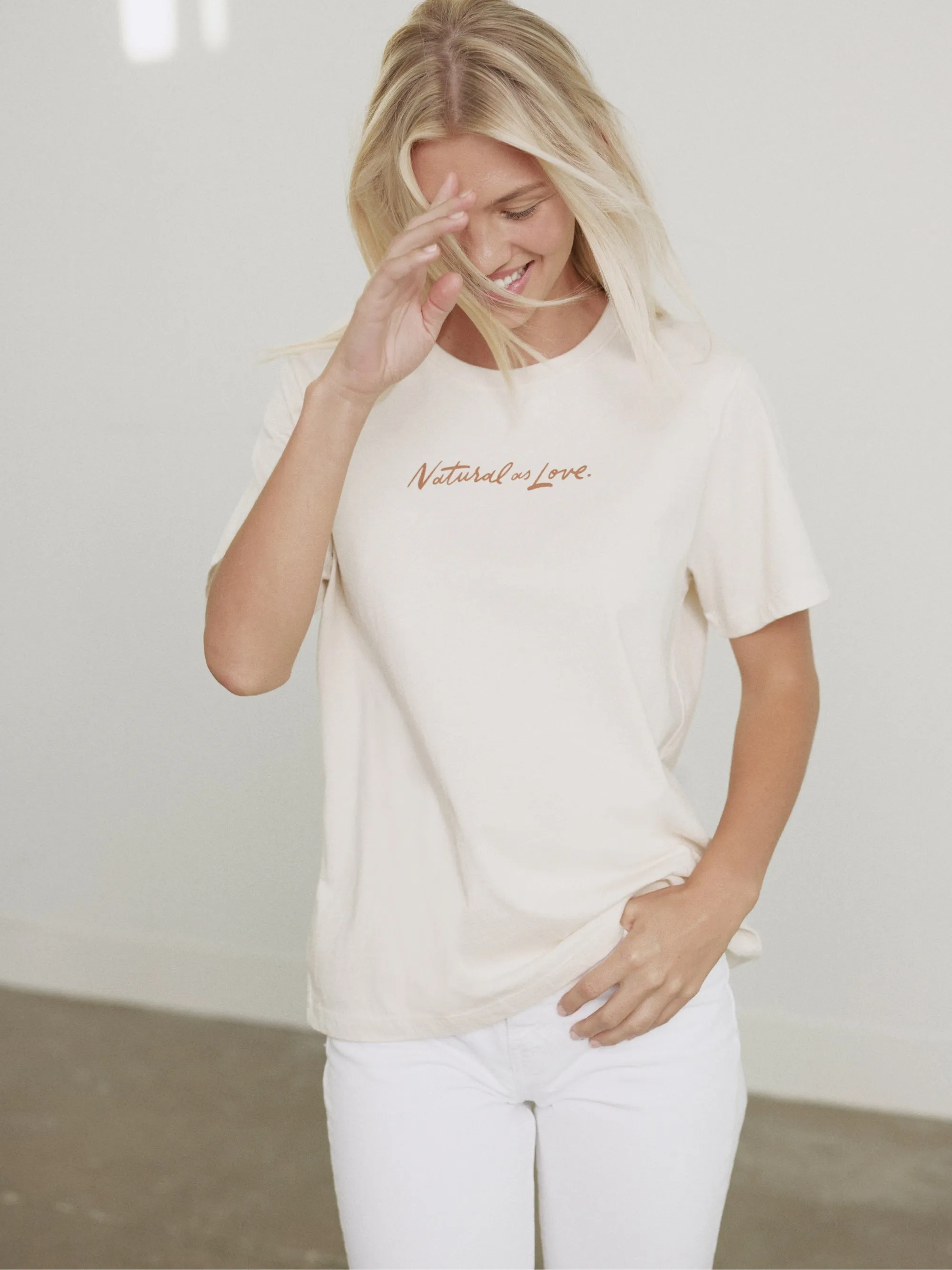 Natural As Love Organic Cause Tee