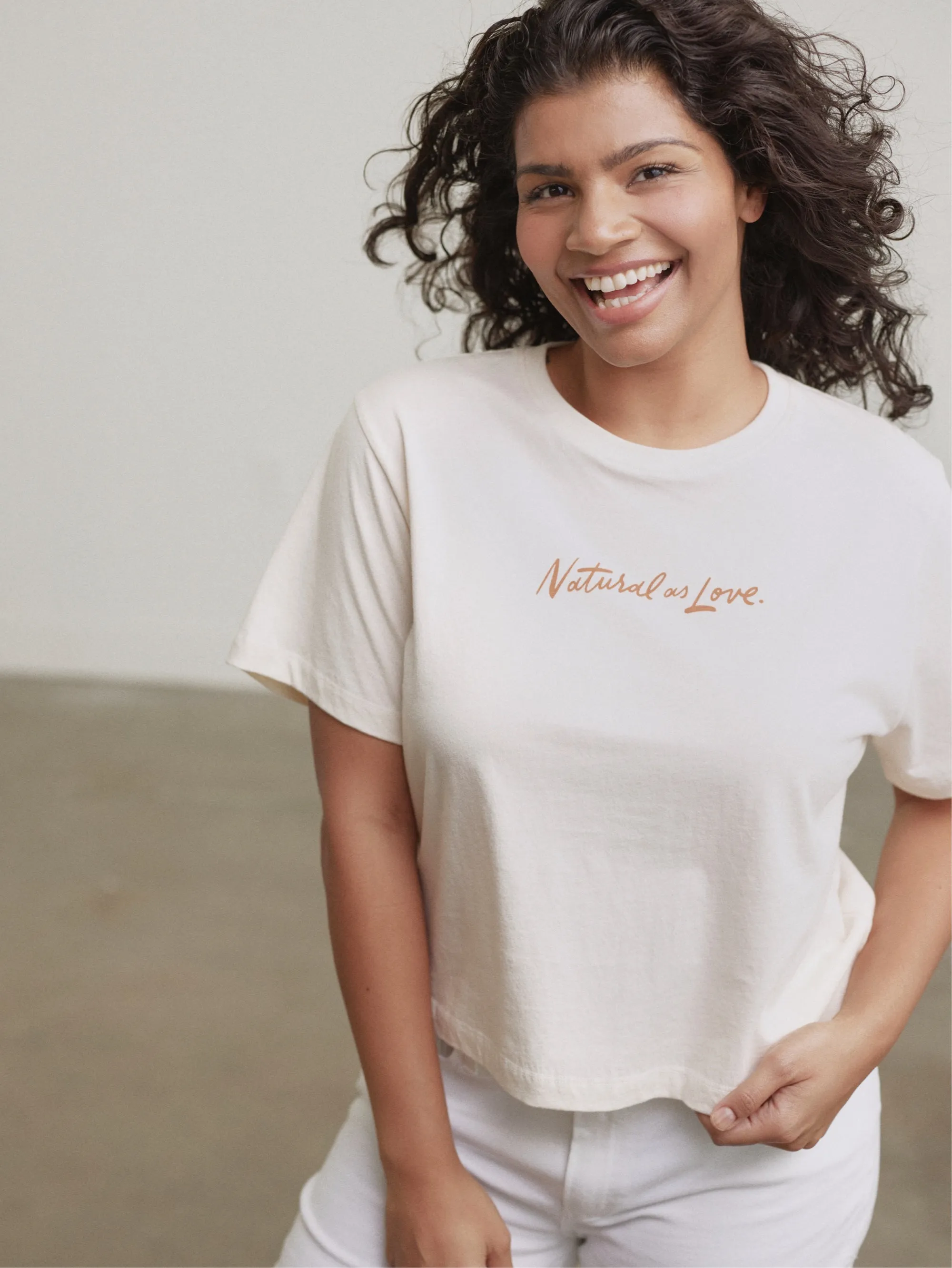 Natural As Love Organic Cause Tee