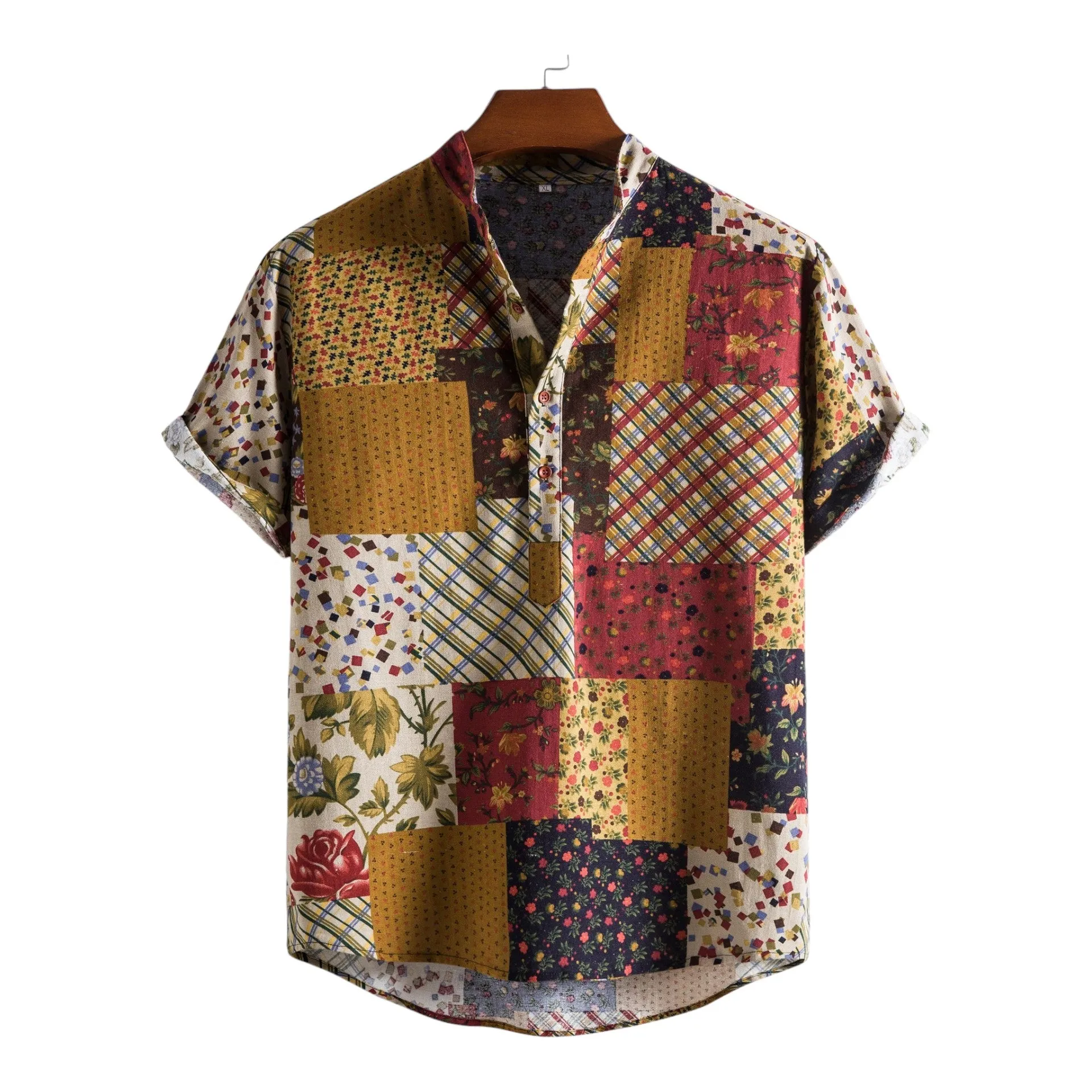 Pattern button up shirts