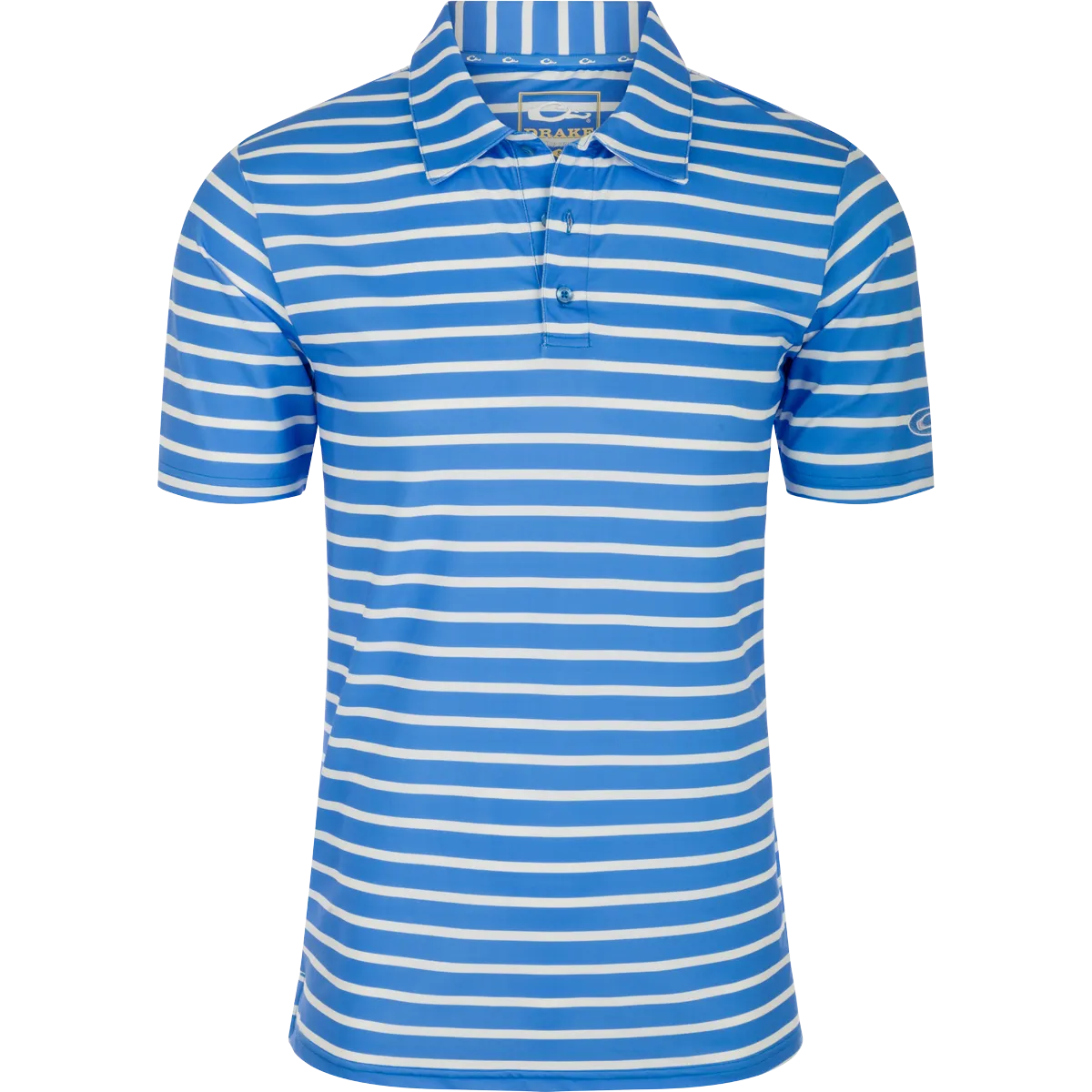 Performance Stretch Striped Short Sleeve Polo