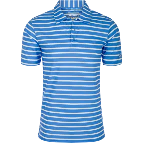 Performance Stretch Striped Short Sleeve Polo