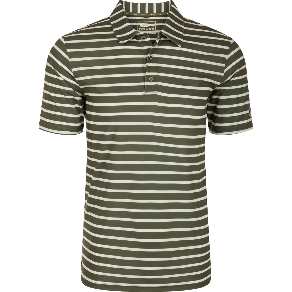 Performance Stretch Striped Short Sleeve Polo