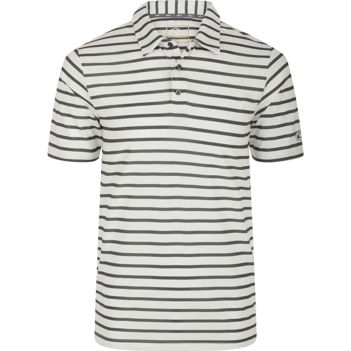 Performance Stretch Striped Short Sleeve Polo