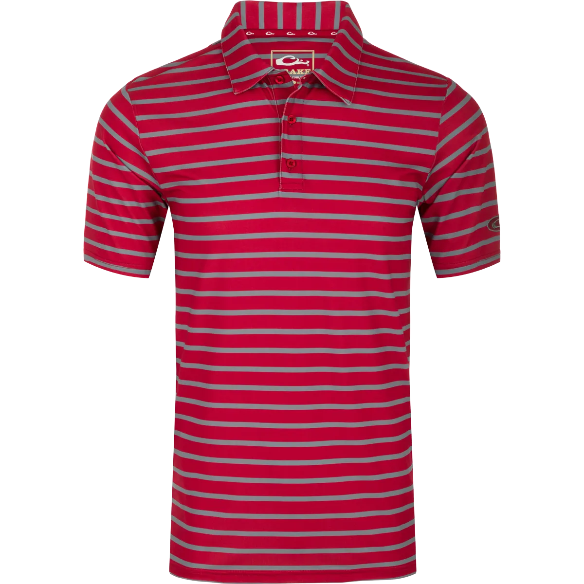 Performance Stretch Striped Short Sleeve Polo