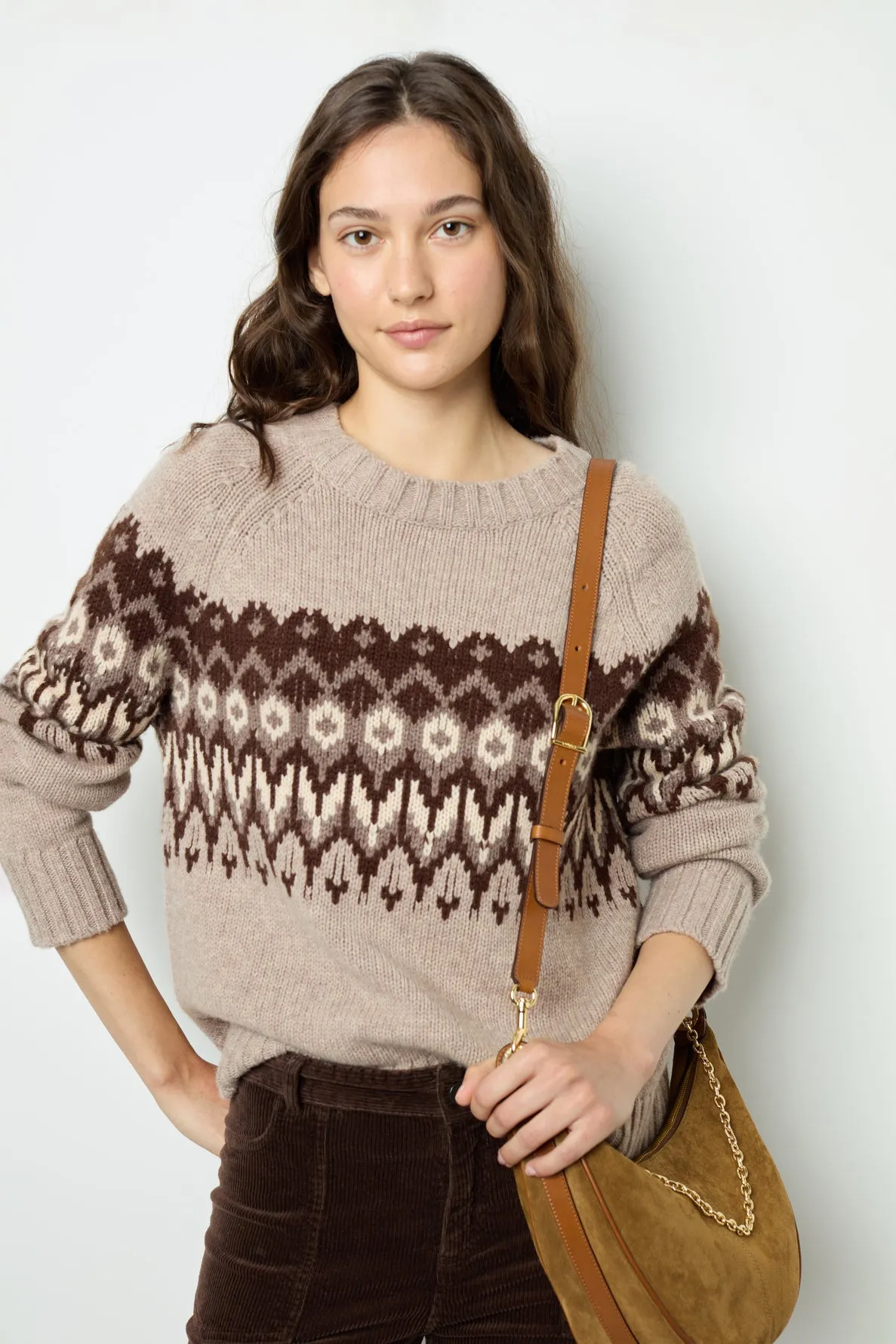 Pullover/vest Janina Dau86a252 Camel