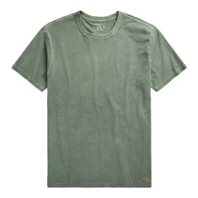 RRL by Ralph Lauren Garment-Dyed Crewneck T-Shirt Forest Green