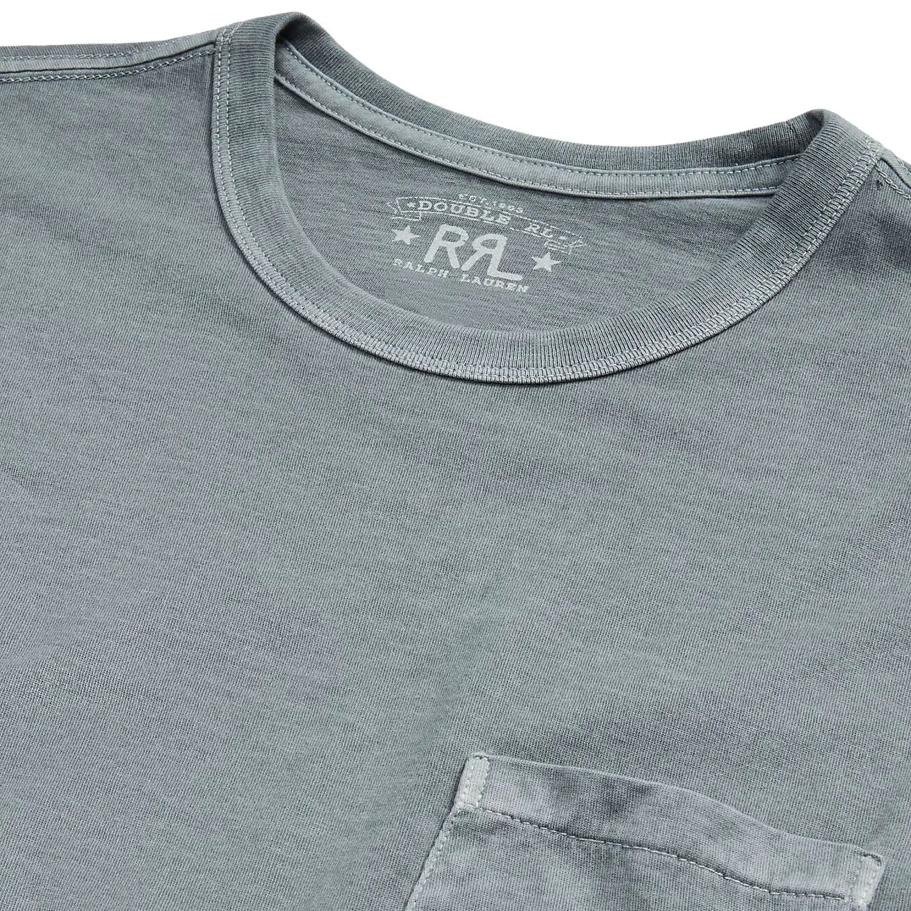 RRL by Ralph Lauren Garment-Dyed Pocket T-Shirt Sea Green