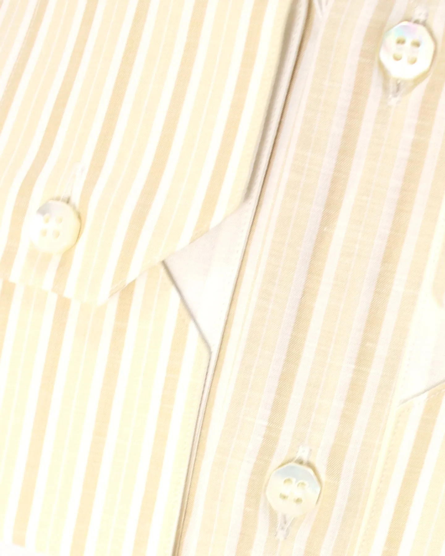 Stefano Ricci Dress Shirt Beige Striped Design 43 - 17 SALE