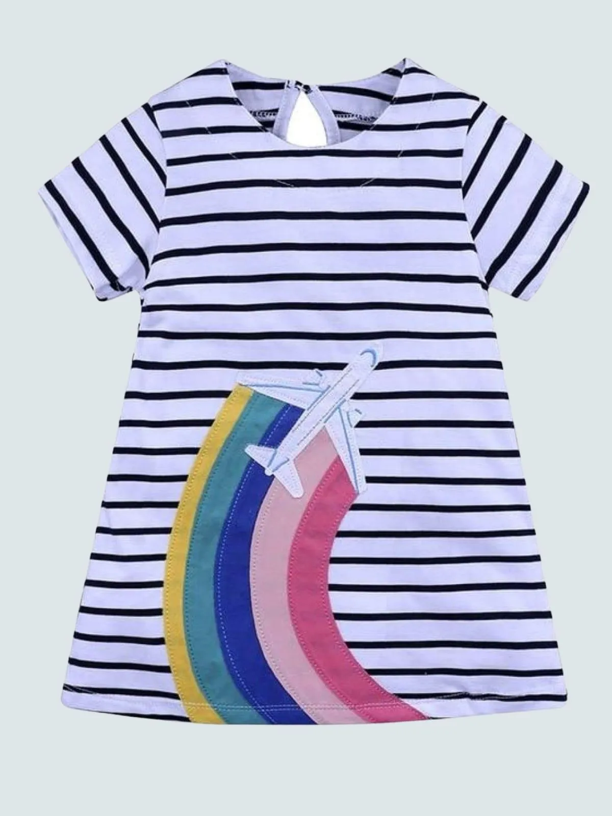 Stripes Are A Must A-Line Dress