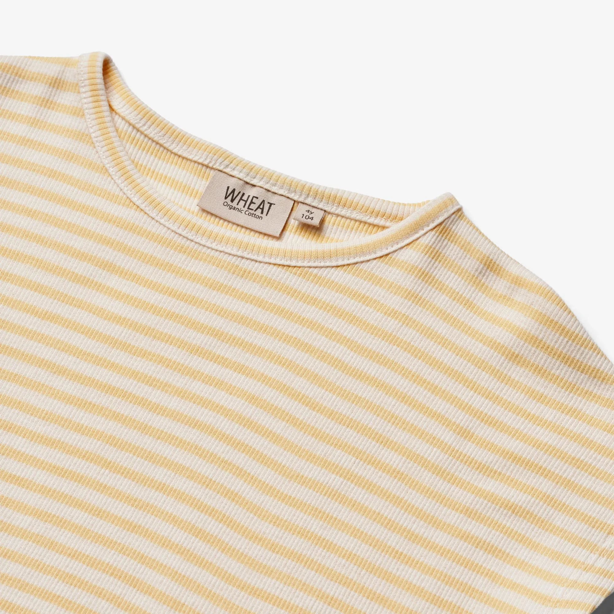 T-Shirt S/S Bette - pale apricot stripe