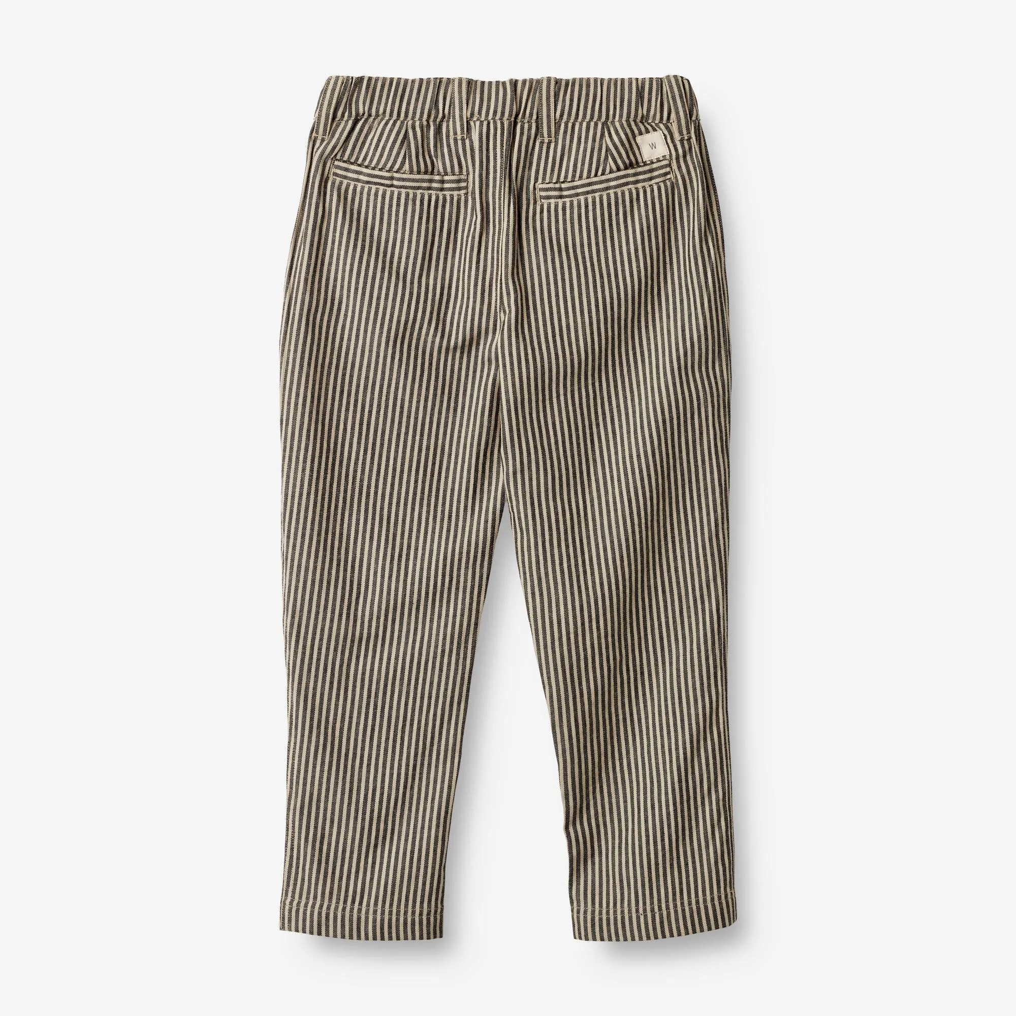 Trousers Egon - black coal stripe