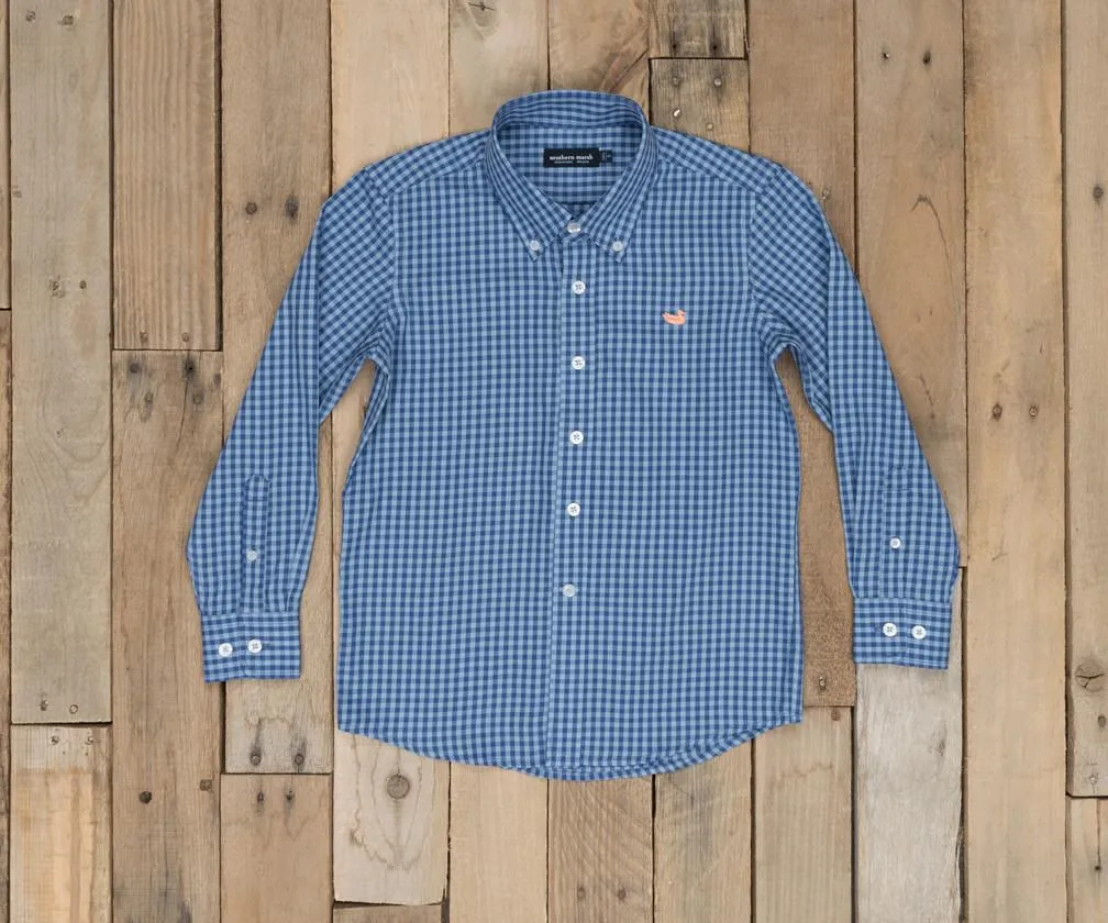 Youth Memphis Gingham Dress Shirt